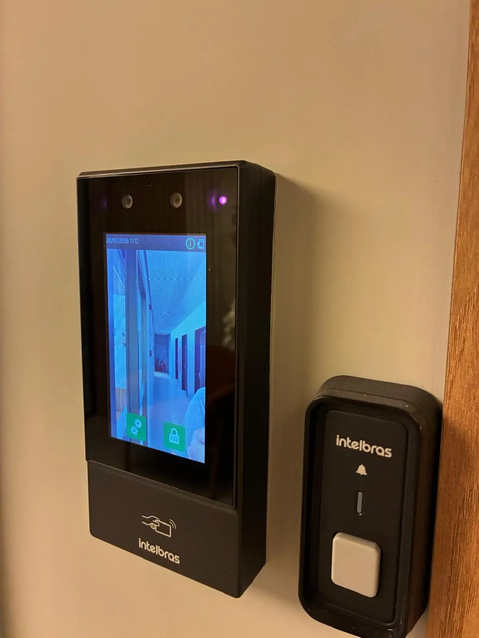 Terminal de controle de acesso instalado pela Adritel